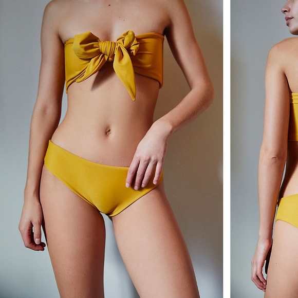 Free People Other - Free People x Gillia Golden Bikini Bottom